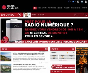Radio Chablais, Sendegebiet Monthey, Chateaux-d'Oex